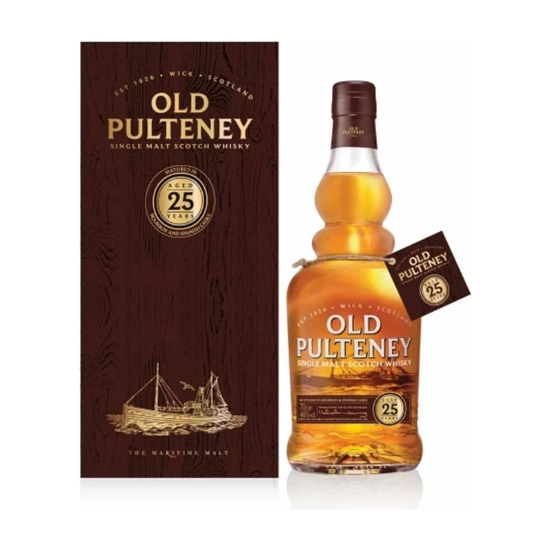 Old Pulteney 25 Year Single Malt Scotch Whisky 750ml