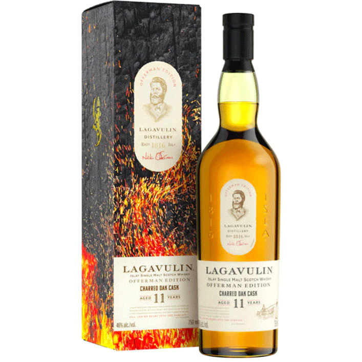 Lagavulin Offerman Edition Charred Oak Cask 11 Year Scotch Whiskey