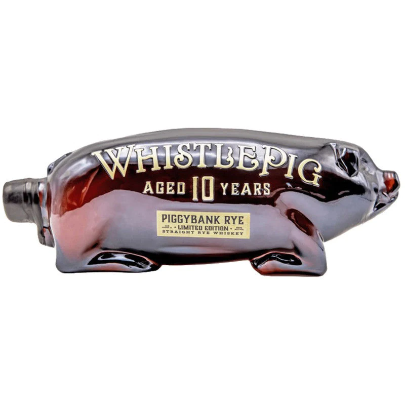 WhistlePig Limited Edition 10 Years Aged Piggybank Rye A Blend Of Straight Rye Whiskey