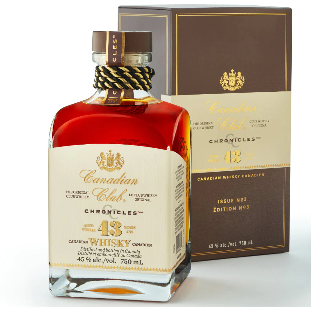 Canadian Club 43 Year Old Chronicles Blended Canadian Whisky 750 ml
