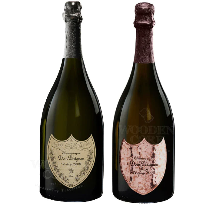 Dom Perignon Brut & Rose Lenny Kravitz Edition Champagne Bundle