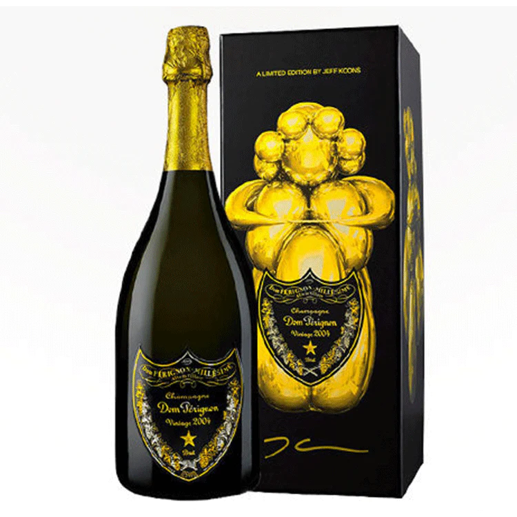 Dom Perignon Brut Champagne Limited Edition by Jeff Koons